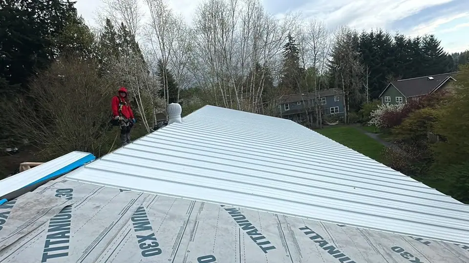Panels going on
