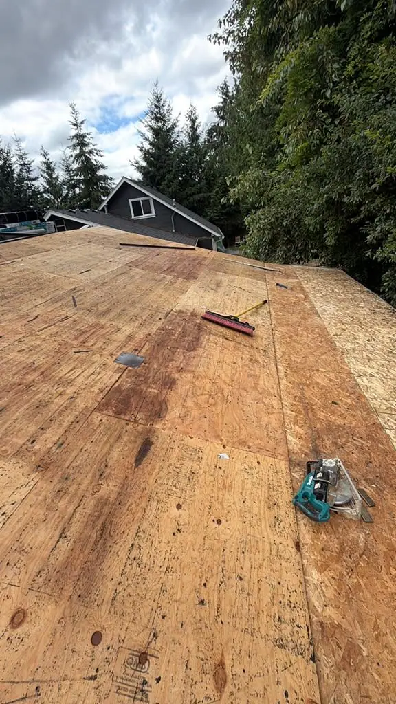 New deck ready for underlayment