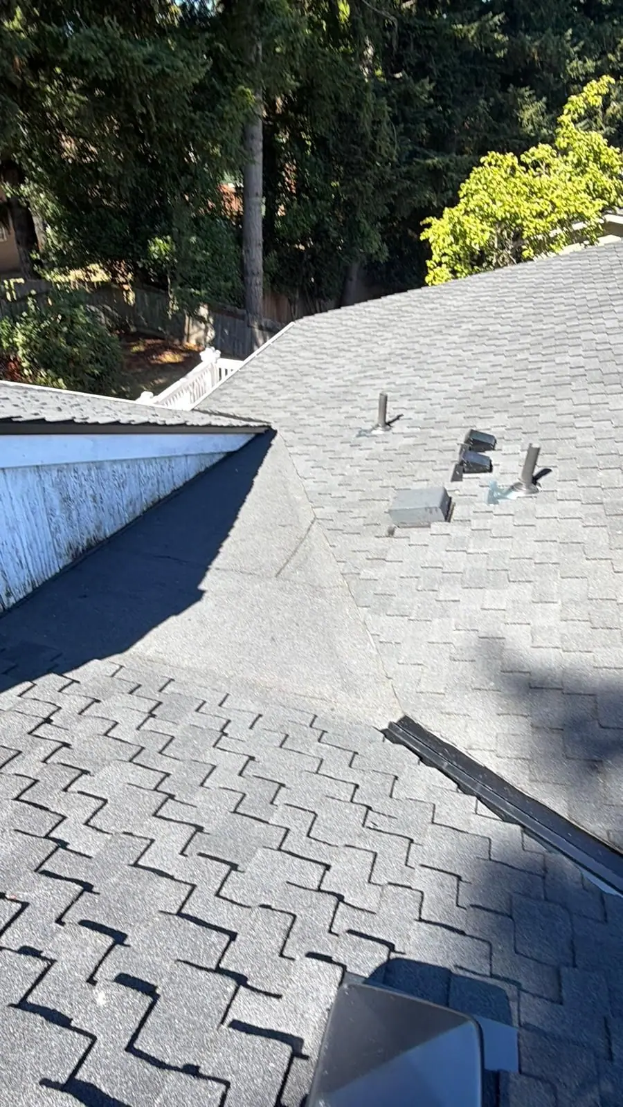Shingle valley at a dormer