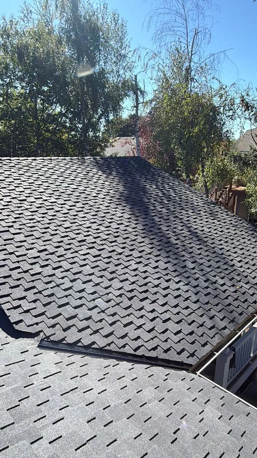 Finished charcoal shingles